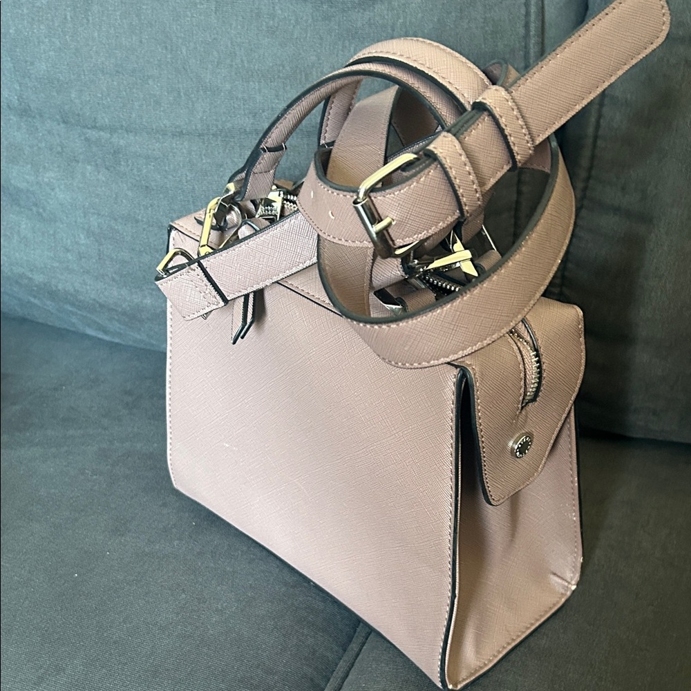 Steve Madden Dusty Mauve Top-Handle Satchel - Picture 4 of 5